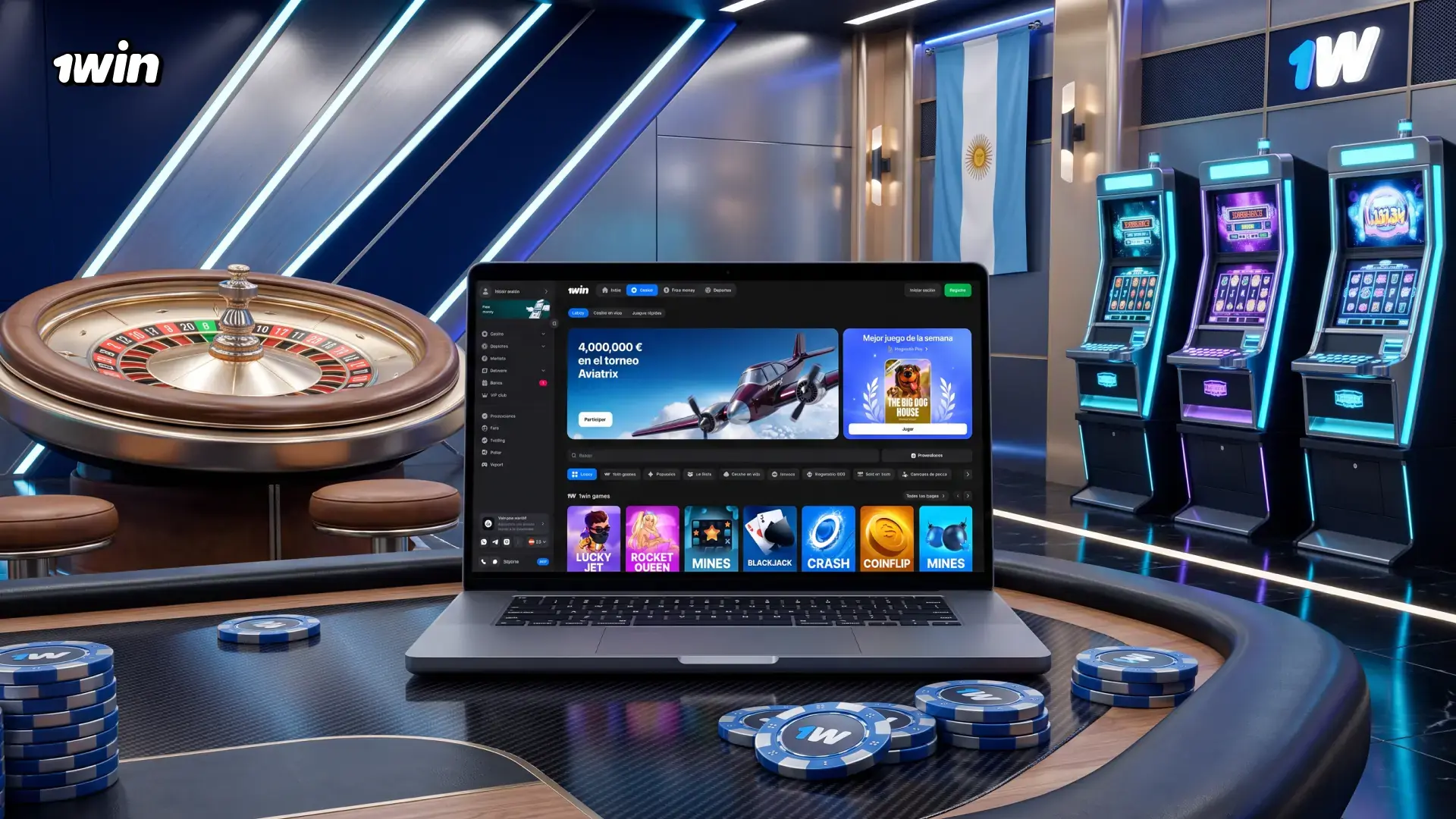 Juegos del casino 1win